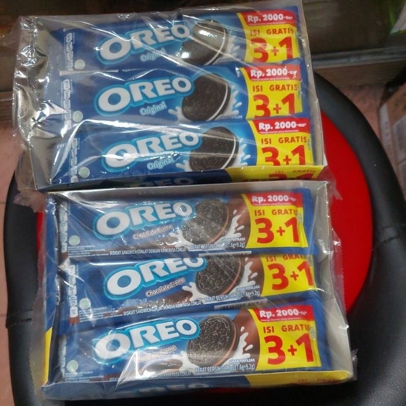 

Oreo Biskuit 2000 isi 3 + Gratis 1 PAK - Vanilla Chocolate