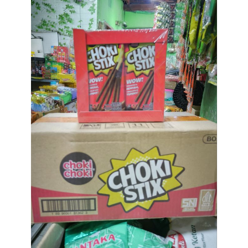 

1 Dus Choki Choki Stix Isi 6 Kotak x 12 Sachet x 27 Gr