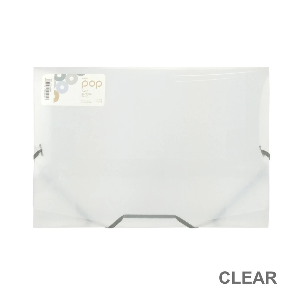 

Daichii Case Elastic Band Folio 4cm - Clear (PCS)