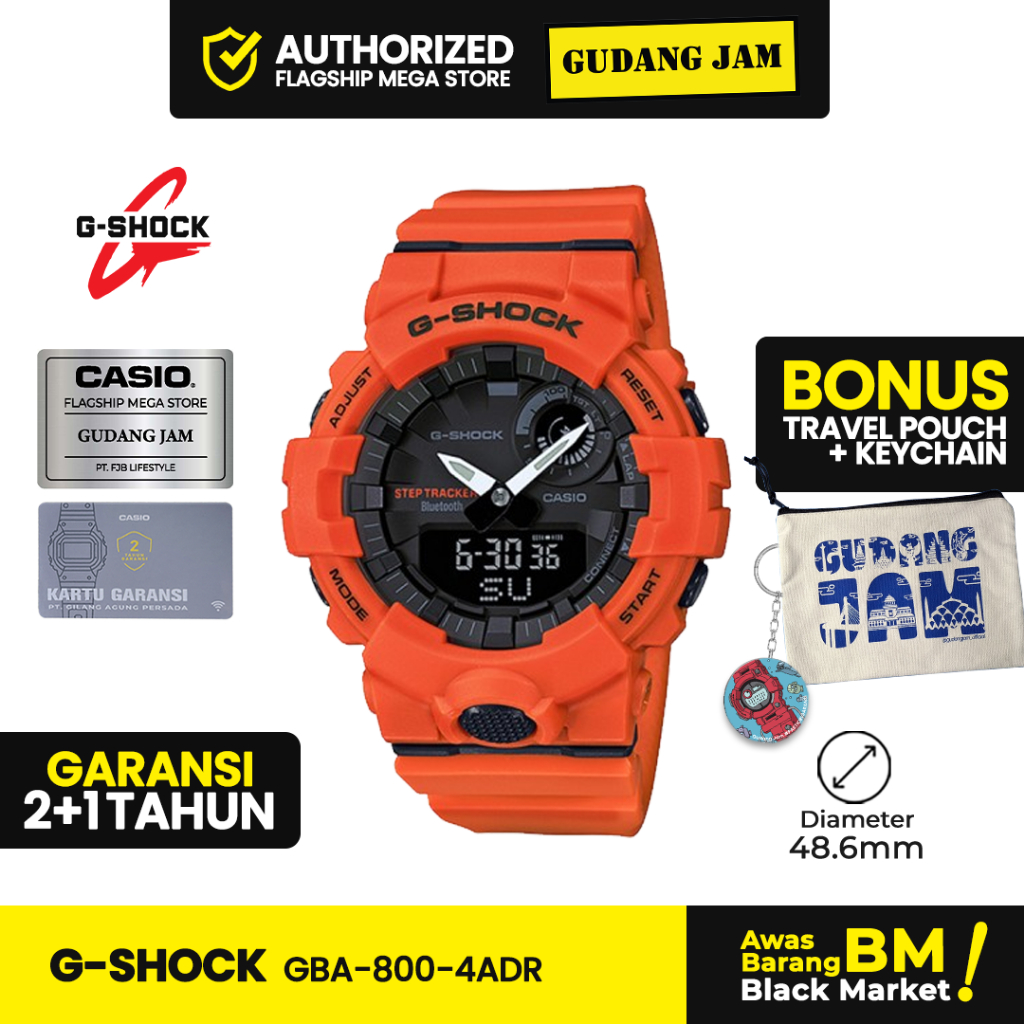 Jam Tangan G-Shock GBA-800-4ADR GBA-800-4A GBA-800 GBA800 GBA 800