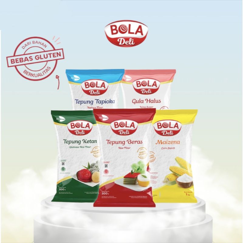 

Tepung Bola Deli 500 gr Variant Tepung Beras Tepung Ketan Tepung Maizena Tepung Tapioka Gula Halus