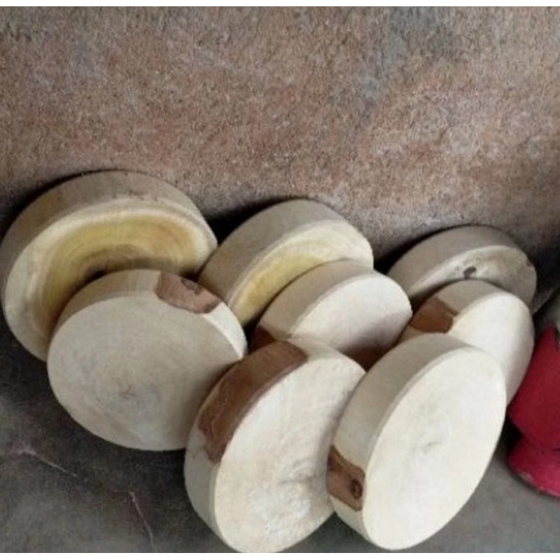 talenan diameter 30 cm kayu mahoni diameter 7cm talenan terbaik