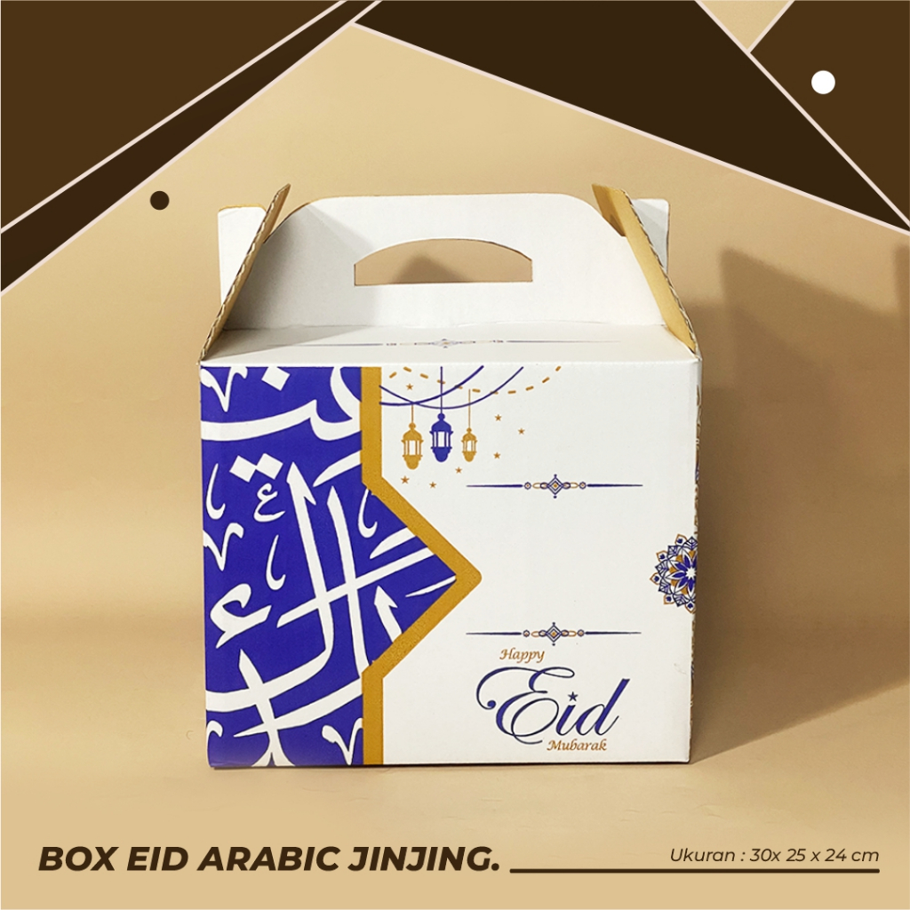 

EID ARABIC JINJING PARCEL IDUL FITRI 30 x 25 x 24 cm- BOX PARCEL LEBARAN/ Hampers idul fitri