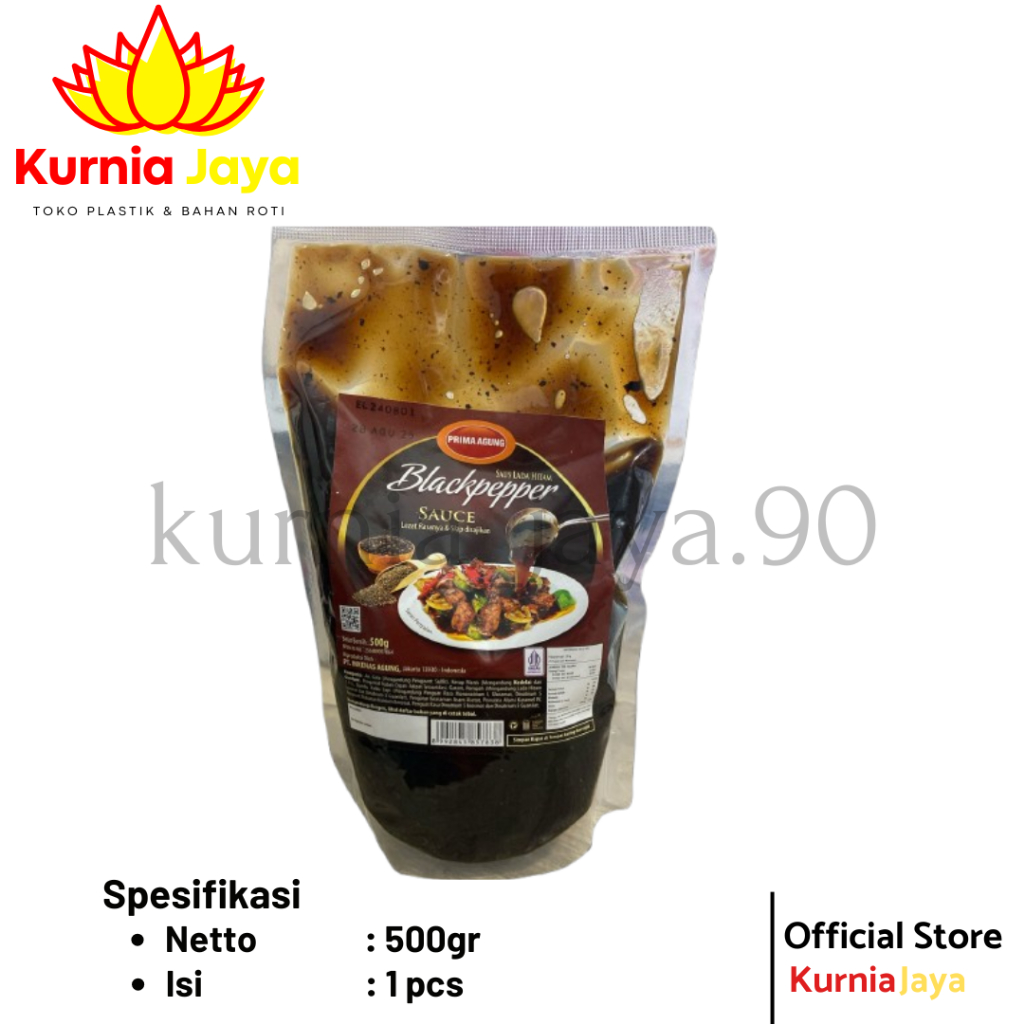 

[ PRIMAAGUNG ] Saus Lada Hitam 500gr