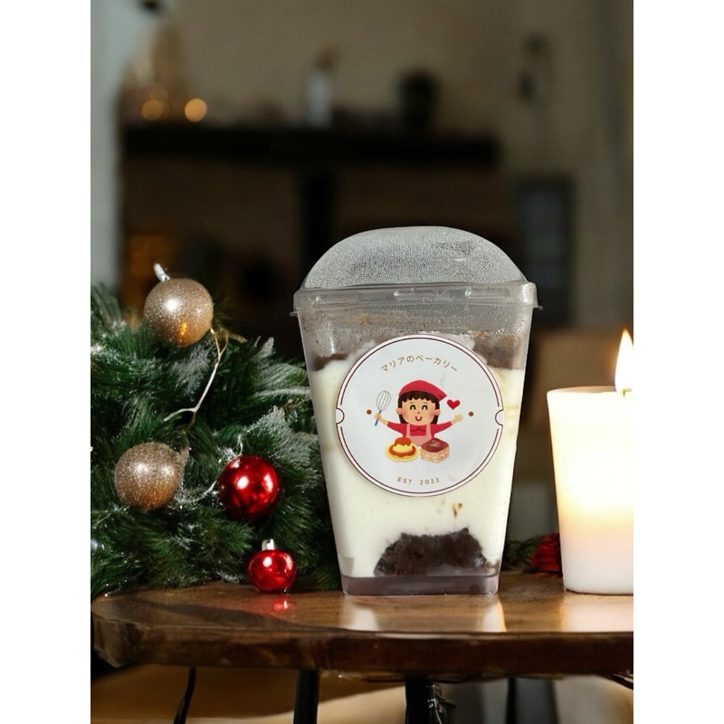 

Choco Tiramisu Christmas Hampers Set of 6 Hampers Natal Tiramisu Brownies