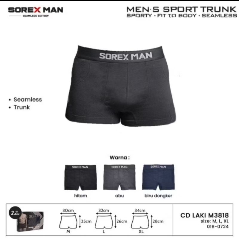 Cd pria sorex 3818 seamless boxer