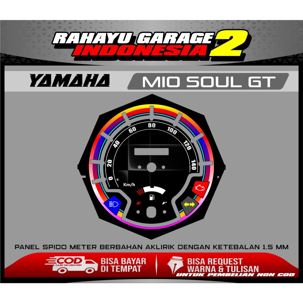 PAPAN SPEEDOMETER CUSTOM YAMAHA MIO SOUL GT