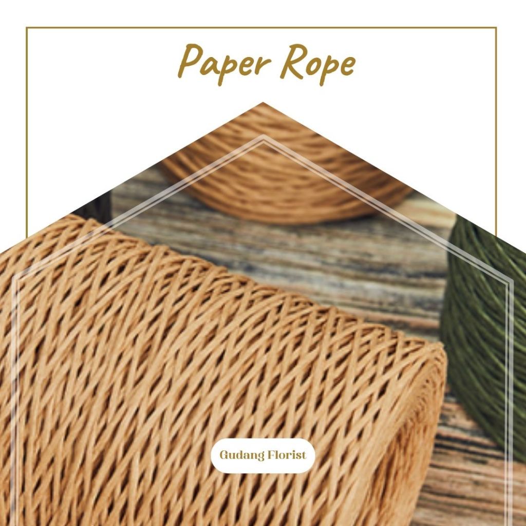 

PAPER ROPE / TALI KERTAS / TALI BUKET / TALI BUNGA / HIASAN BUNGA / DEKORASI BUKET