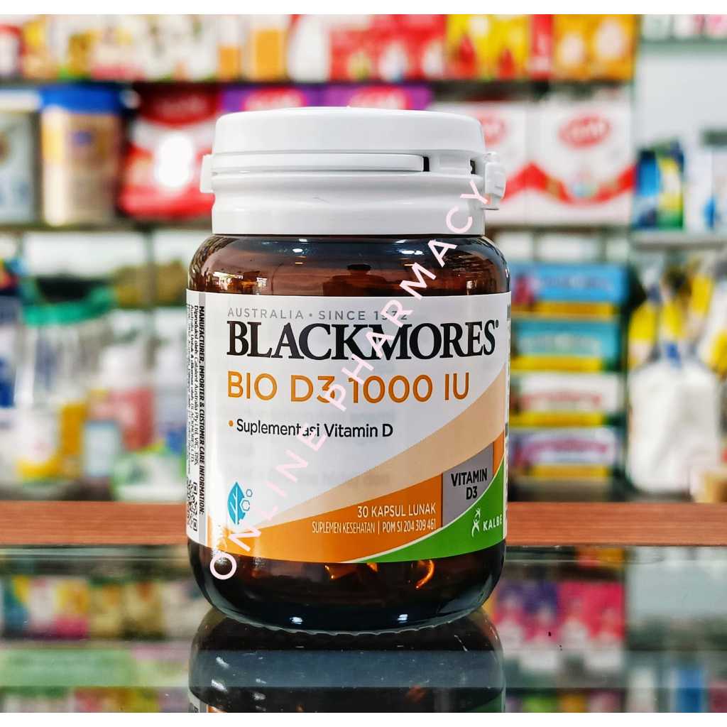 Blackmores Bio D3 1000 IU 30 Kapsul - Suplementasi Vitamin D