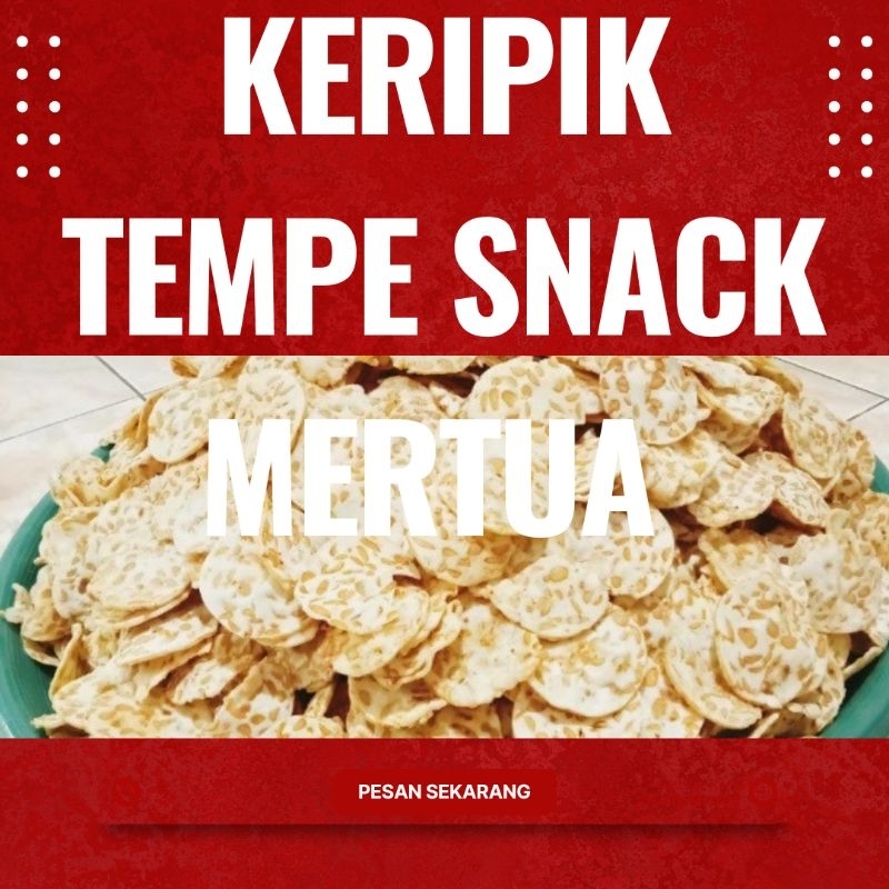 

(Bisa COD) Keripik tempe Snack mertua 100gram