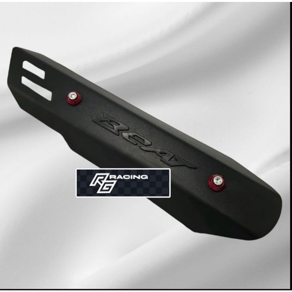 Cover Knalpot Semua Motor Beat Plus 2 Pcs Baut Kerucut Gold - Tameng Semua Motor Seri Beat Plus 2 Pc