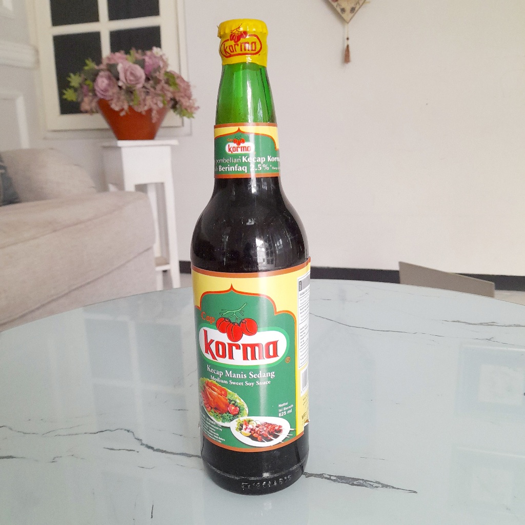 

Kecap Cap Korma - Manis Sedang Botol Kaca 625 ml