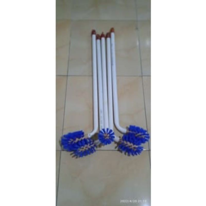 sikat pembersih galon manual gagang paralon