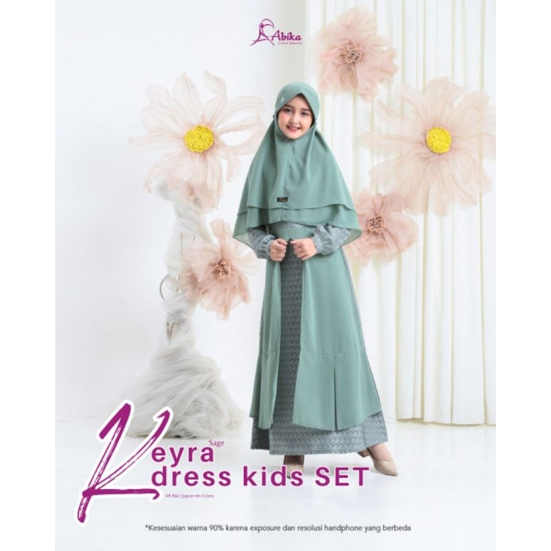 Abika Gamis anak Keyra Sage/Sarimbit Abika Keyra Kenny/Sarimbit Murah/Sarimbit Terbaru