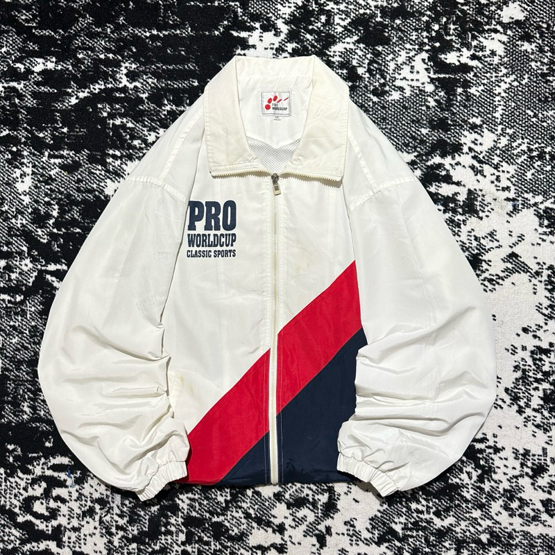 Windbreaker Jacket Pro World Cup Vintage Colorblock Unisex