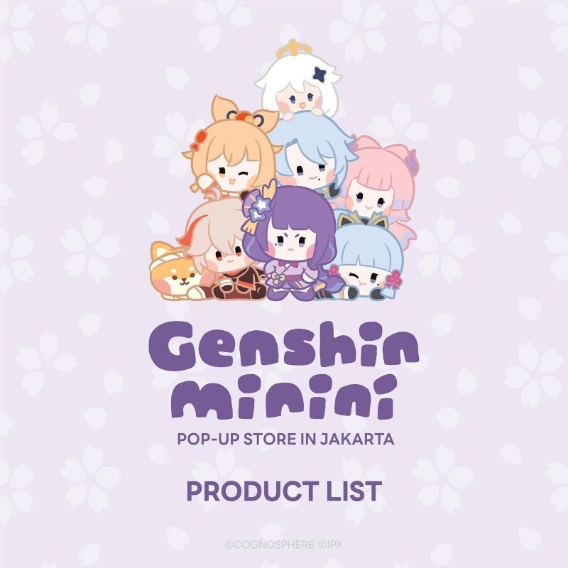 [booked] link co merch genshin minini