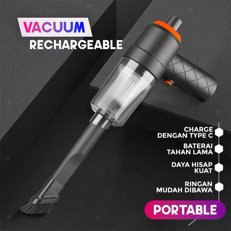 HOT PRODUCT GB Vacum Cleaner 2 in 1 Penyedot Dan Peniup Debu Mini Portable Mesin Vacum Penyedot Debu
