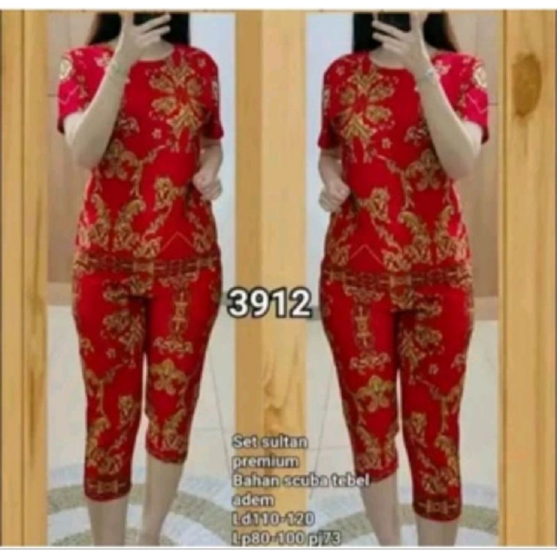 STH SETELAN SULTAN PREMIUM // BISA COD // MOTIF SULTAN // BAJU TUNIK SULTAN //SETELAN MOTIF SULTAN