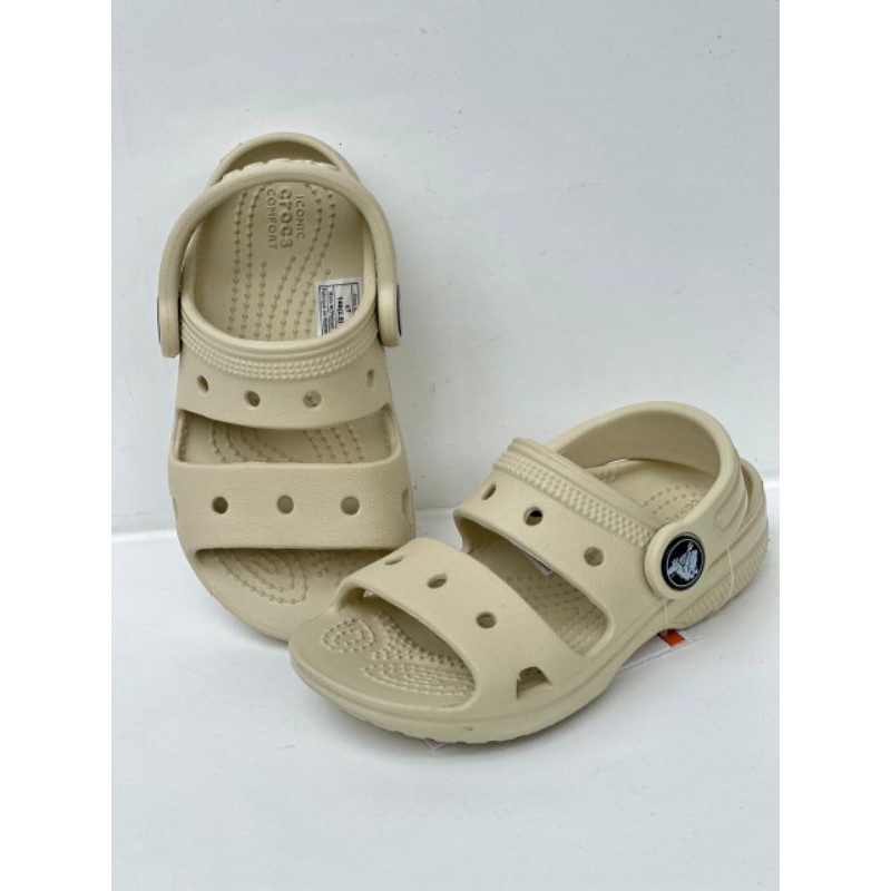 Crocs classic strap kids cowok pria anak sendal karet