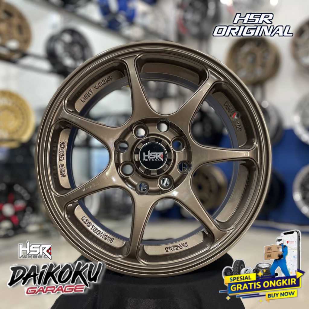 Velg Racing Mobil Hsr Rig 14 (Ayla, Agya, Calya, Karimun dll) Toko Velg Mobil Banjarmasin