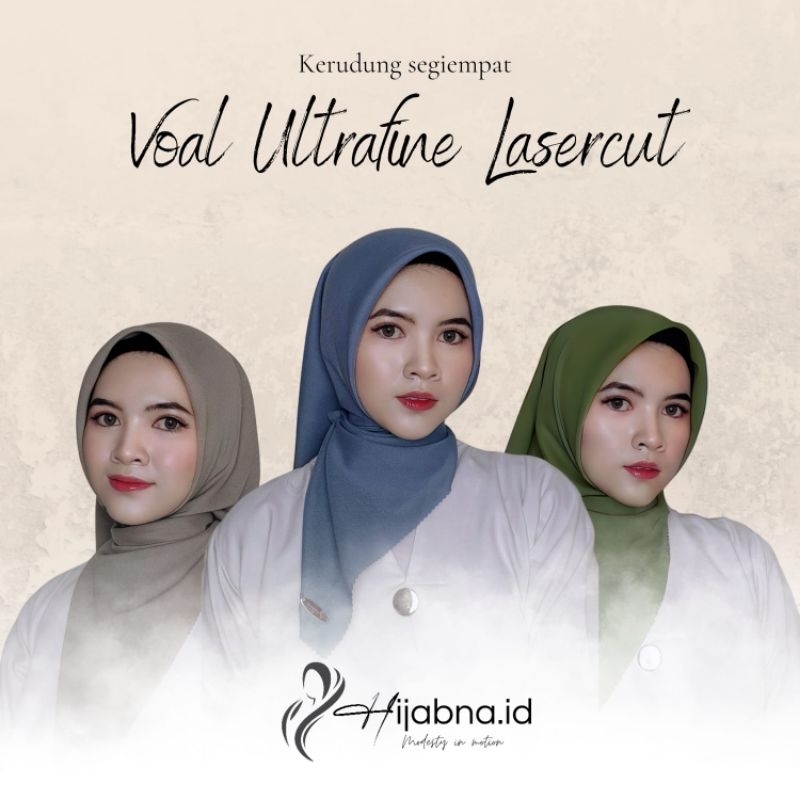 Hiejabna.id - Hijab voal Ultrafine lasercut || Hijab Voal Series - Voal Ultrafine