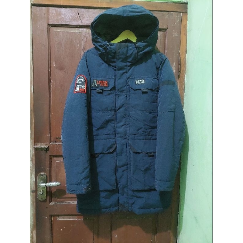 k2 alpine team specialis outdoor jaket bulu angsa bulang outdoor gunung
