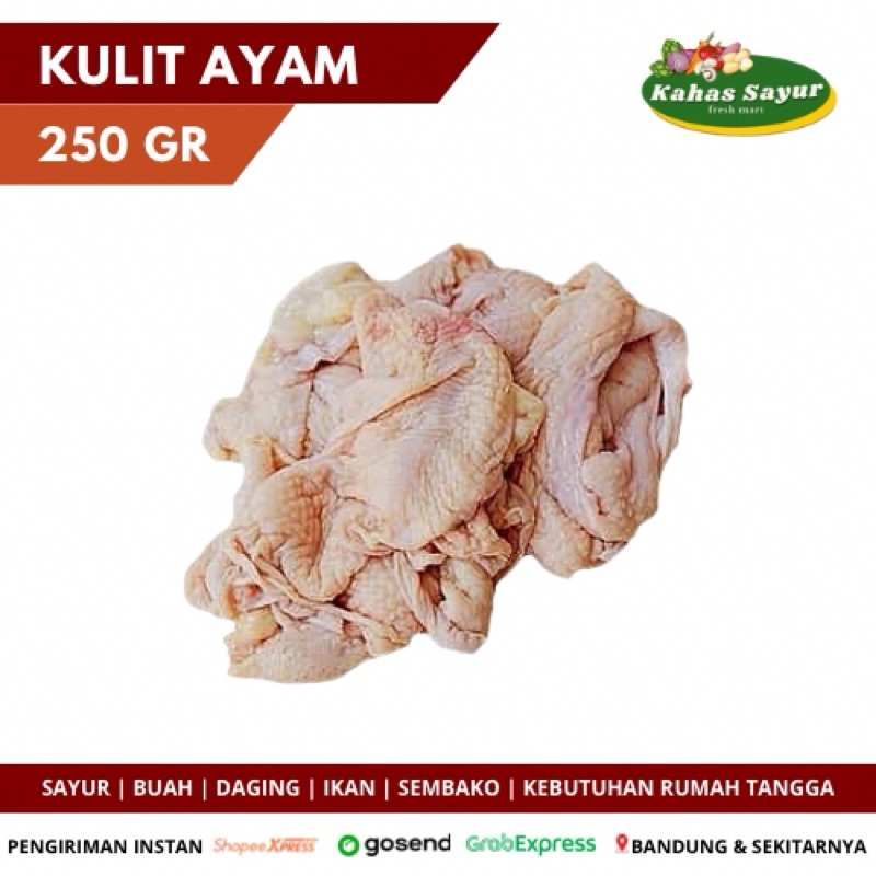 

Kulit Ayam Daging Segar 250 gr
