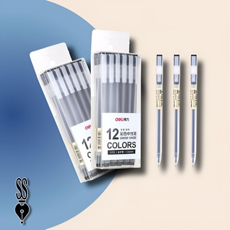 

Pulpen Gel Deli Needle Tip 0,5mm Hitam A119