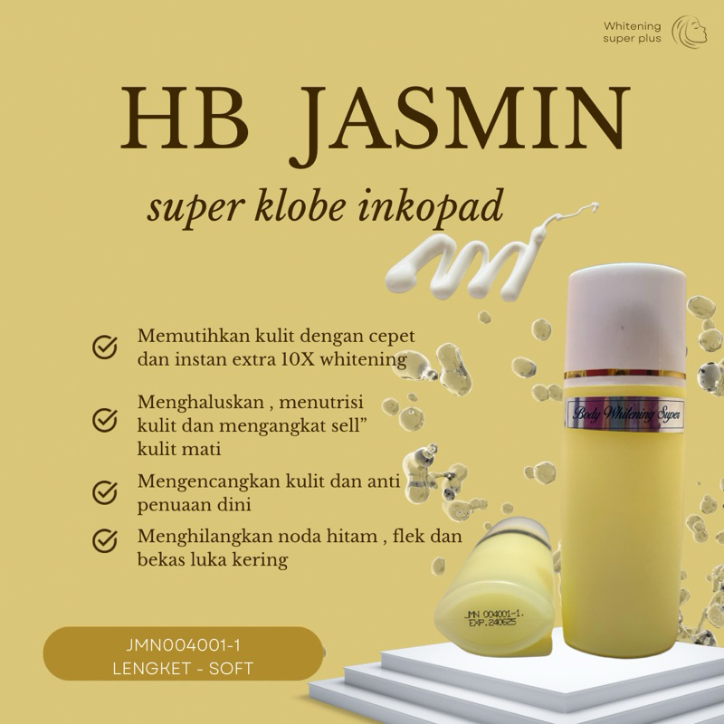 [ HB MALAM ] JASMIN SUPER KLOBE INKOPAD 004001-1
