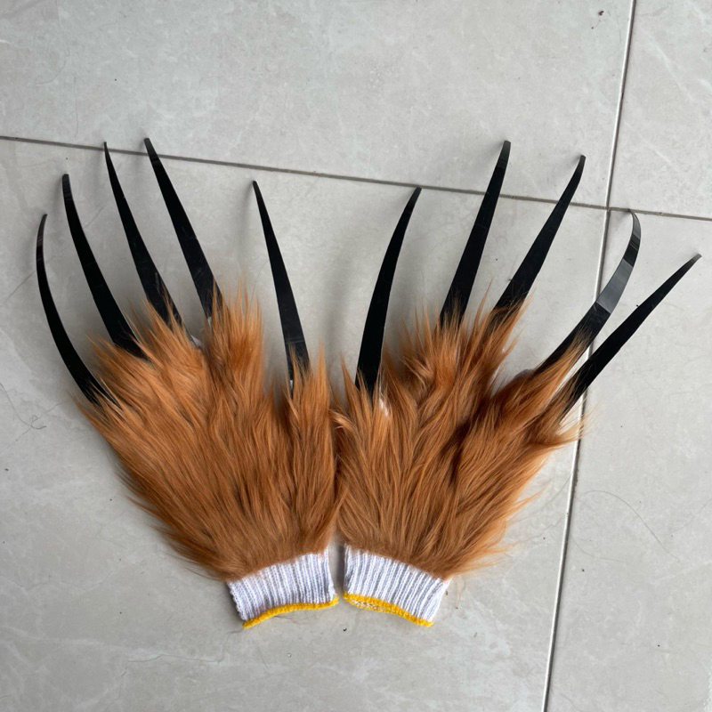 kuku rangda coklat muda kuku hitam