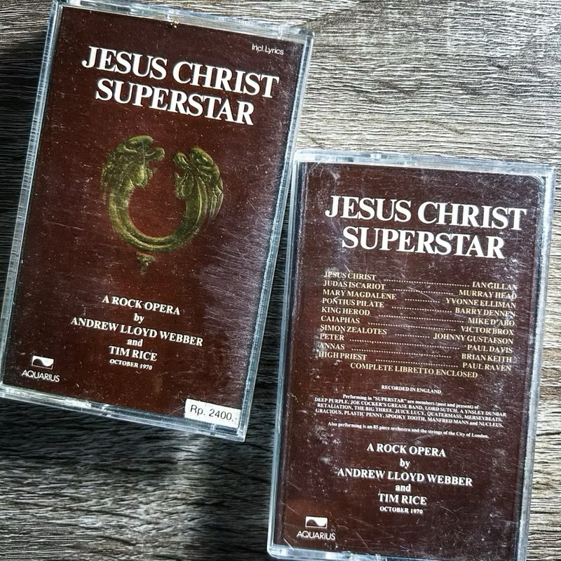 KASET ANDREW LLOYD WEBBER & TIM RICE - JESUS CHRIST SUPERSTAR - A ROCK OPERA