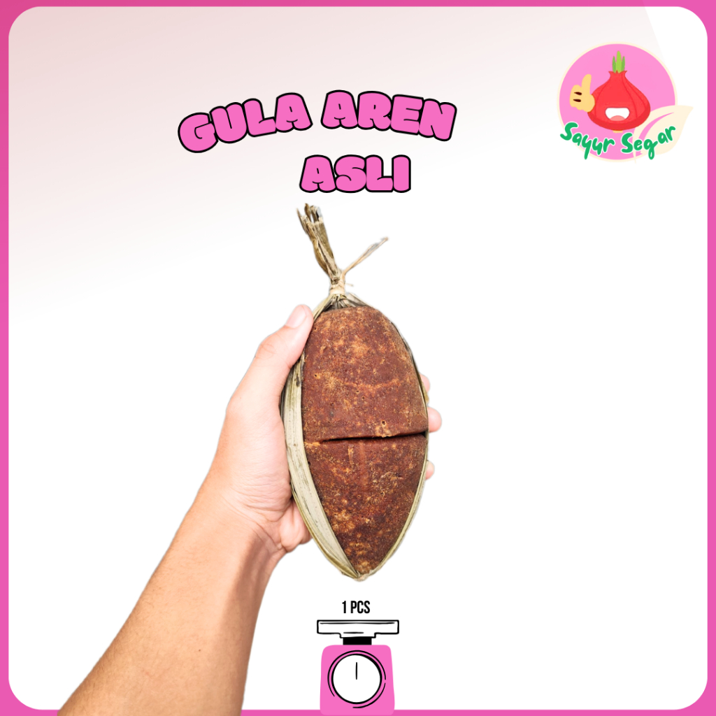 

Sayur Segar - Gula Aren Asli 1 Pcs / Palm Sugar