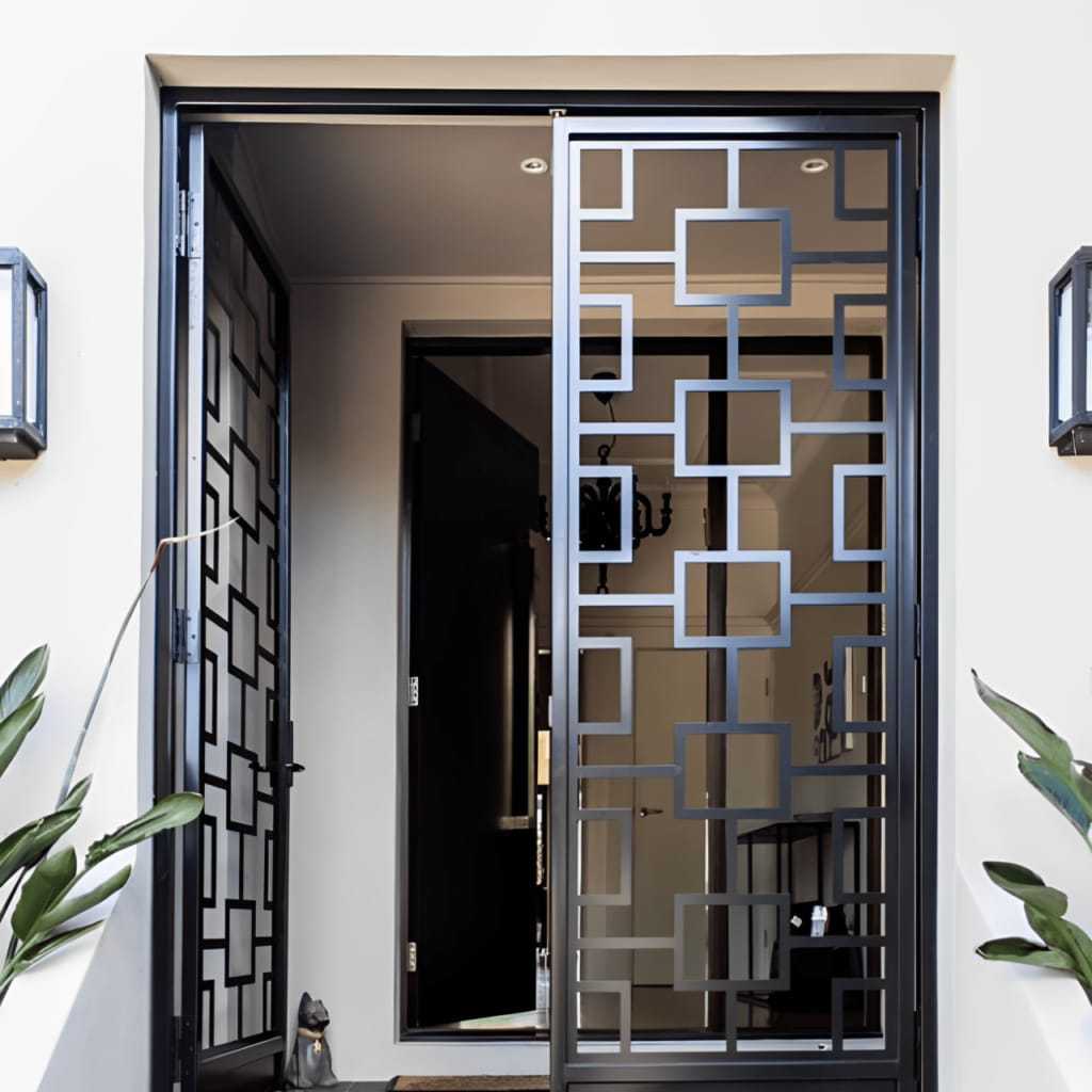 Pintu Besi Minimalis Modern Harga Permeter