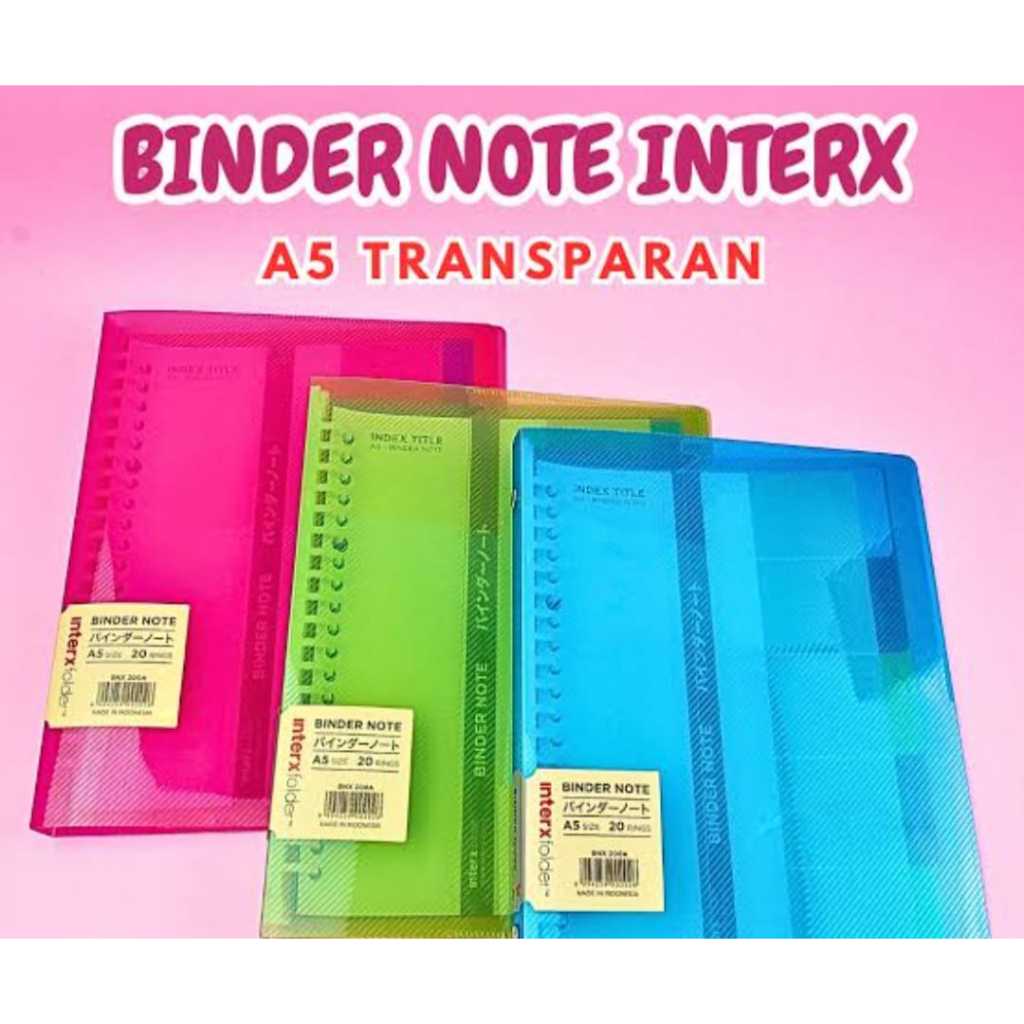 

Binder note A5 Inter-x BNX-200 / plastik