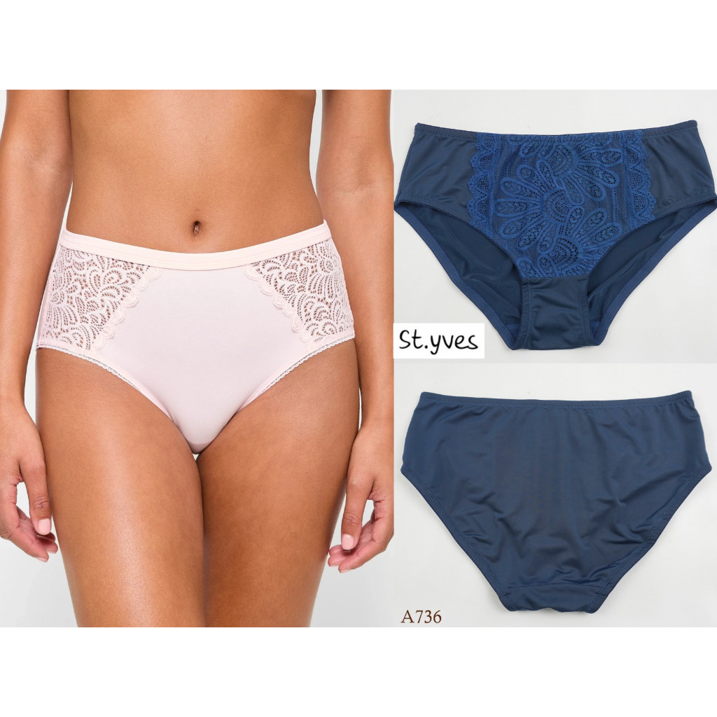 Celana Dalam Wanita Renda ST YVES Panty Model Midi Bahan Halus Pakaian Dalam / Underwear A736 CDYS