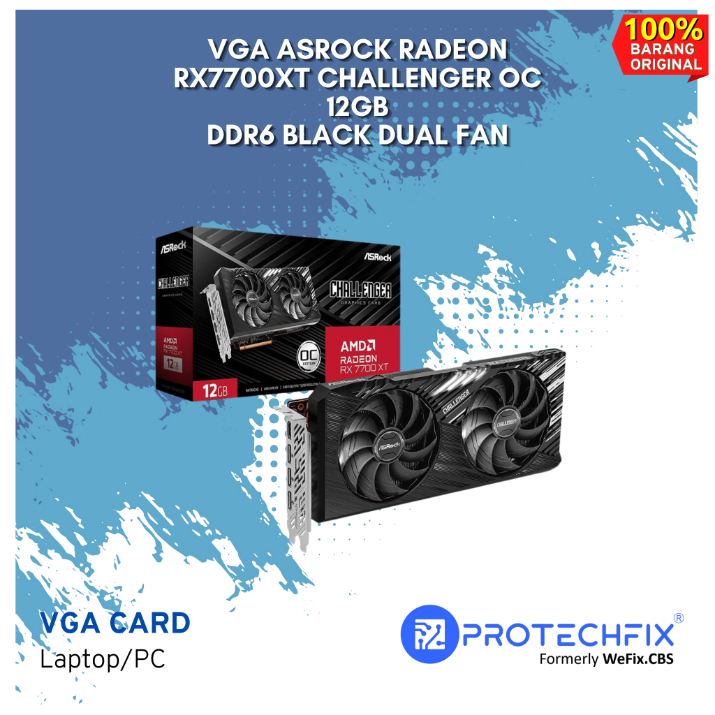 AMD Radeon™ RX 7700 XT Challenger 12GB OC