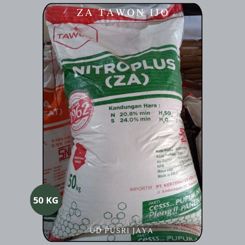 PUPUK ZA NITROPLUS/ZA TAWON IJO kemasan 50kg