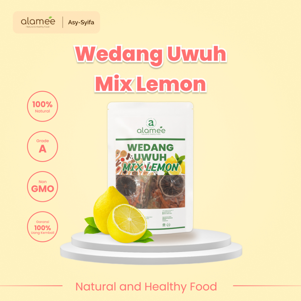 

Wedang Uwuh Mix Lemon Rempah Asli Minuman Herbal Alami Langsung Seduh Lengkap Komplit