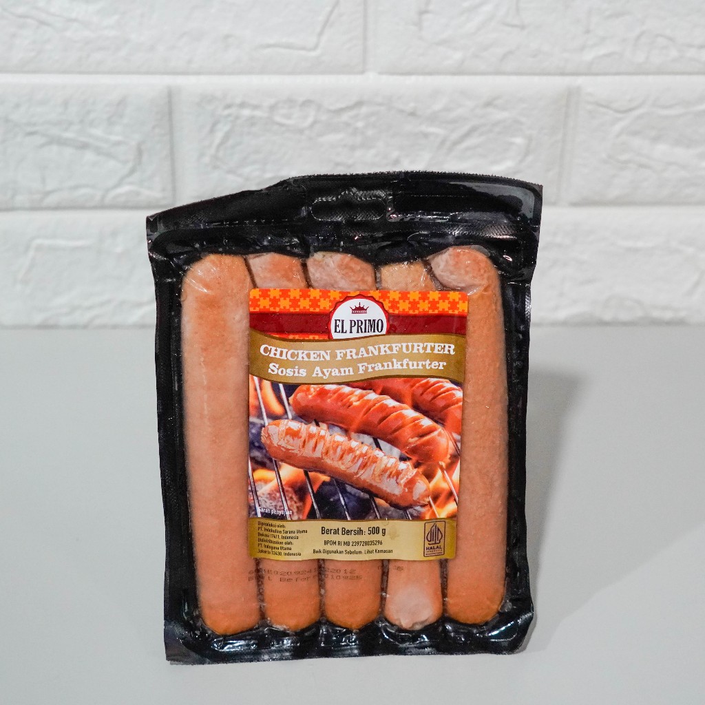 

EL PRIMO CHICKEN FRANKFURTER 500GRAM