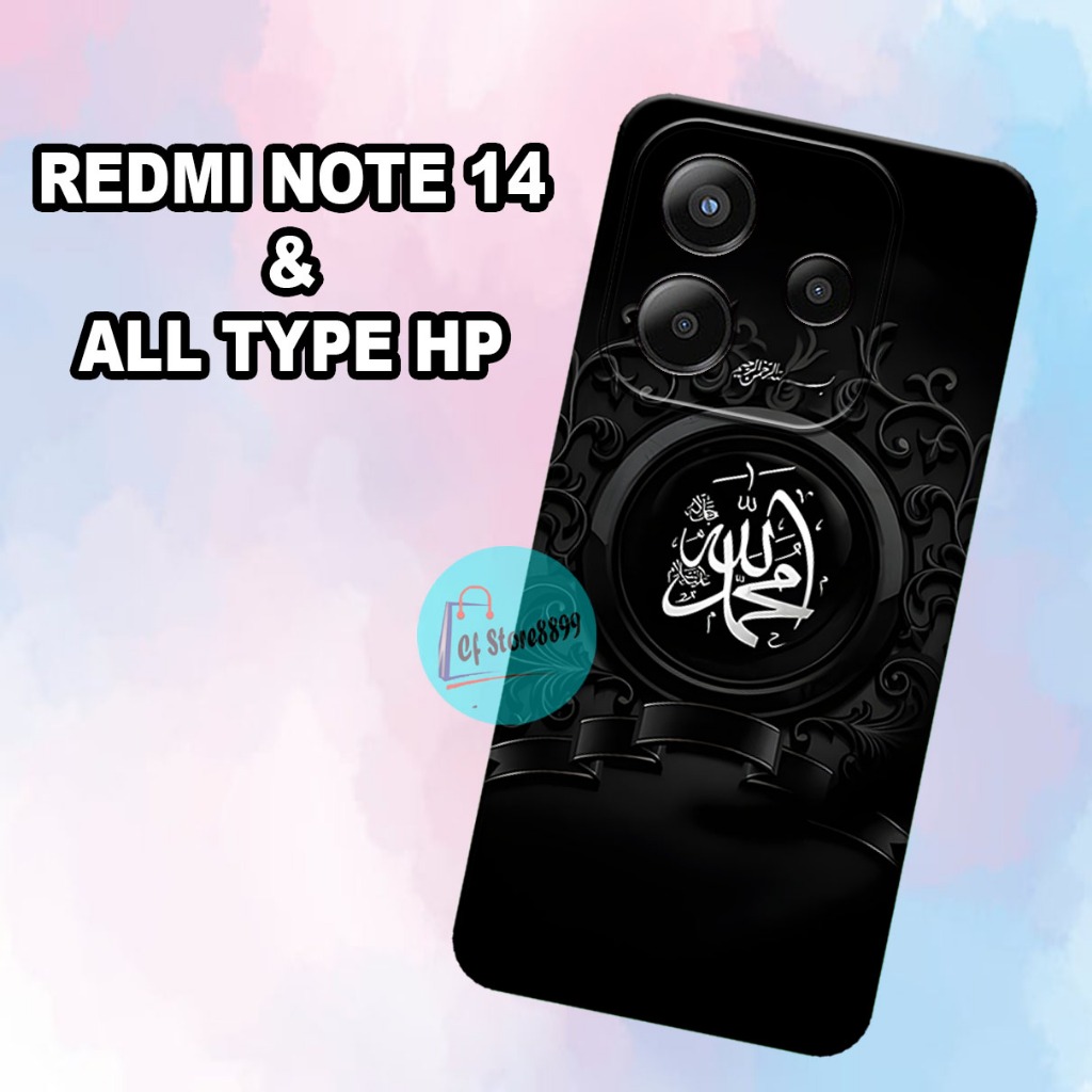 (CFS10) Softcase procamera  untuk Hp REDMI NOTE 14 Motif Quotess /Case REDMI NOTE 14   bahan karet l