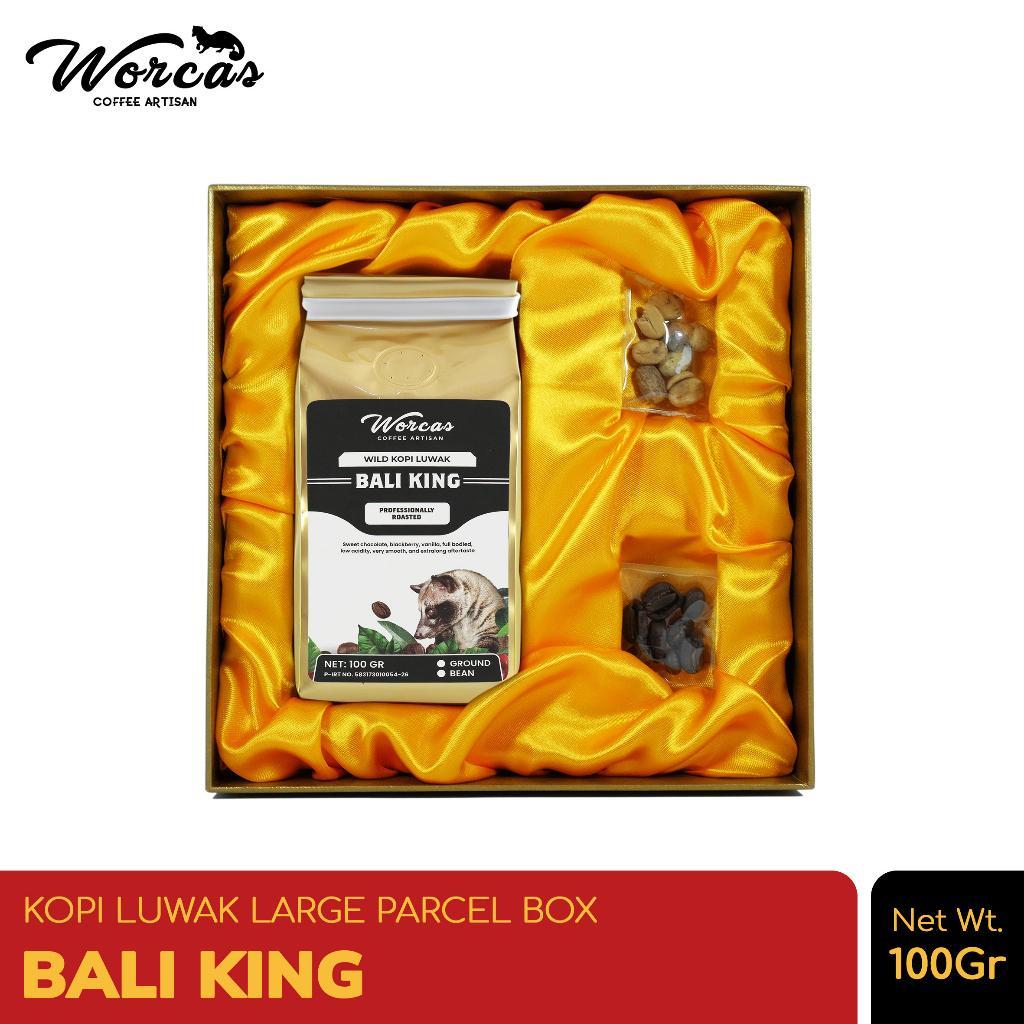 

WORCAS Kopi Luwak Liar Bali King 100gr - Large Gift Box