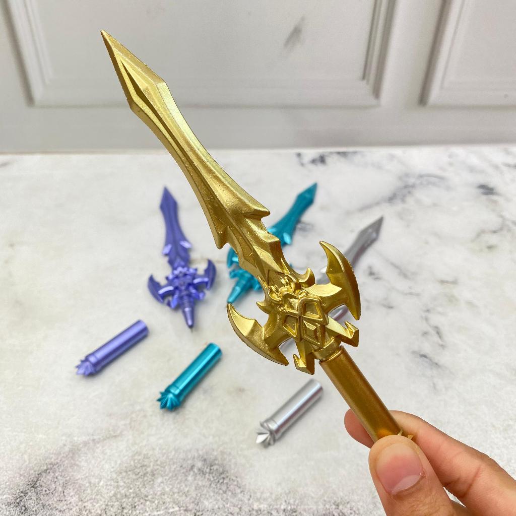 

ECERAN 1 PCS ) PULPEN MAINAN PEDANG FULLBODY V3 TINTA HITAM TERSEDIA WARNA EMAS SILVER DAN BIRU UNGU BISA COD