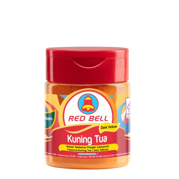 

Red Bell Pewarna Powder Kuning Tua 65gr