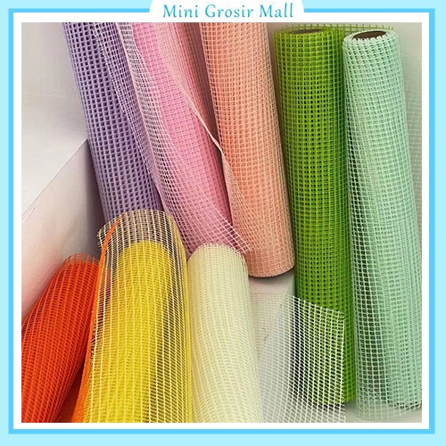 

Polynet Mesh halus Roll Flower Wrap Buket Bunga Kertas Buket Bunga KB58