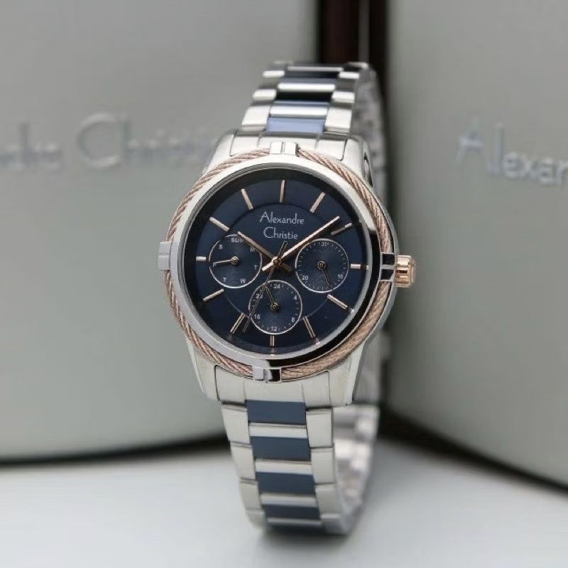 jam tangan wanita Alexandre christie 2843 / 2843BF original