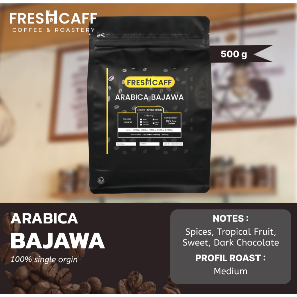 

Kopi Arabica Flores Bajawa Murah 500 gram