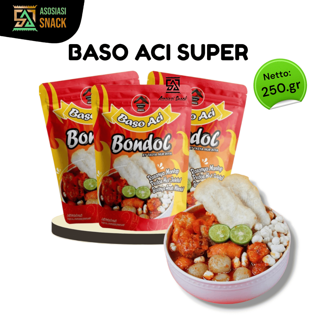 

BASO ACI BONDOL kuliner viral Super Jumbo 250.gram