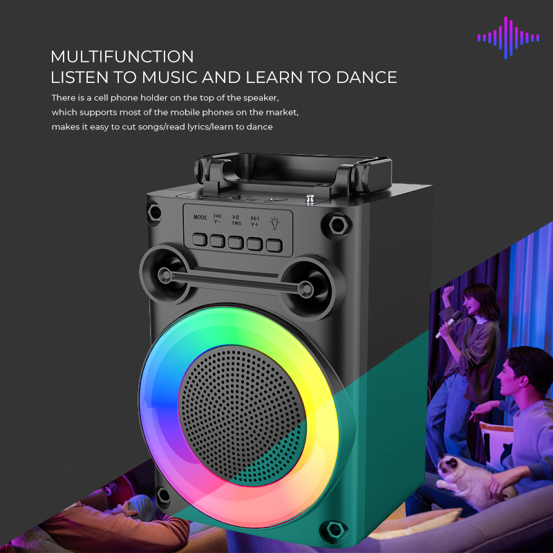 RJ1 PRO BASSSpeaker Bluetooth Karaoke Protable Super Bass Polytron Besar Mini Wireless Musik Box