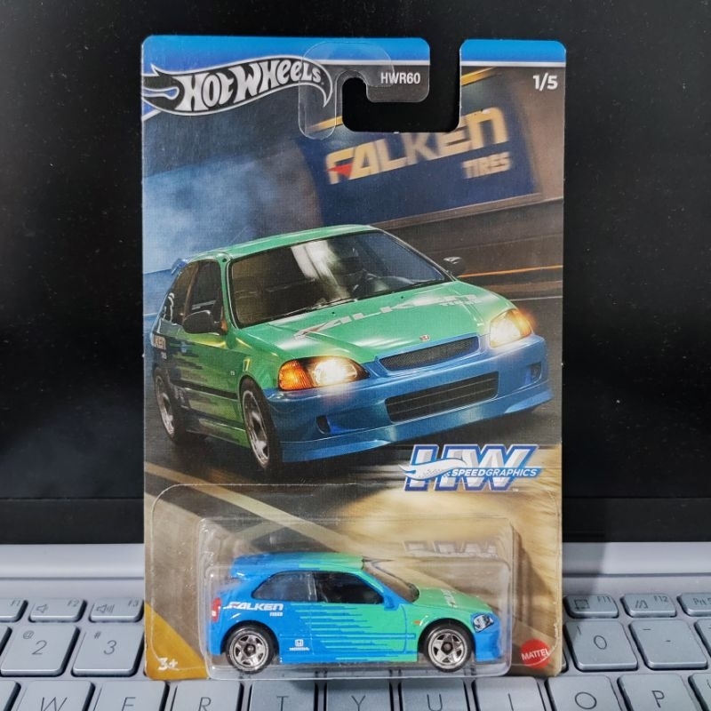 Hot Wheels '99 Honda Civic Type R [EK9] Falken HW Graphics