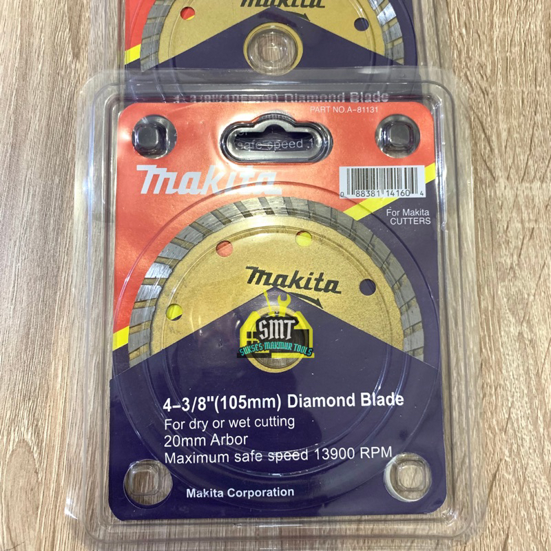 Mata Potong Keramik Granit / Diamond Wheel Makita Turbo 4 Inch / Mata Pisau Potong Keramik Granit - 